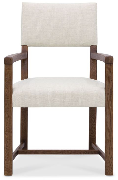 Harbor Drift White Upholstered Arm Chair