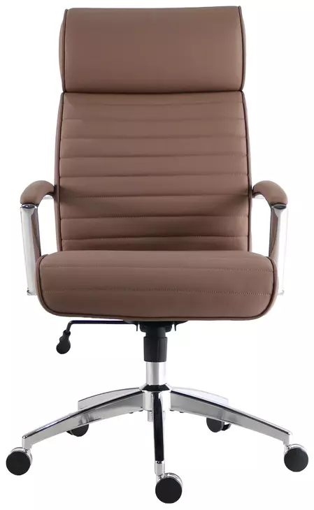 DC 602 SFLT GCH Softy Latte Upholstered Tall Desk Chair