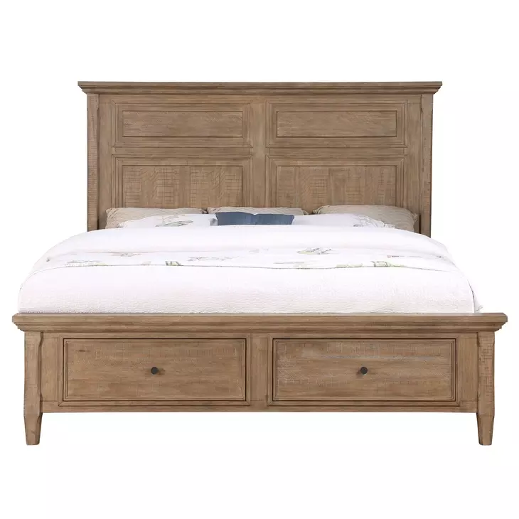 Riverdale Brown Storage King Panel Bed
