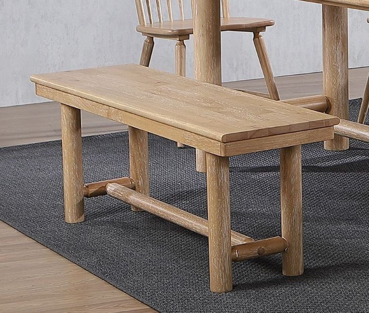 Pocono Manor Natural Dining Bench