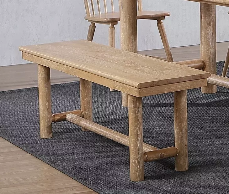 Pocono Manor Natural Dining Bench