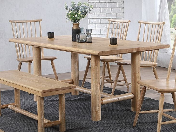 Pocono Manor Natural Rectangular Dining Room Set