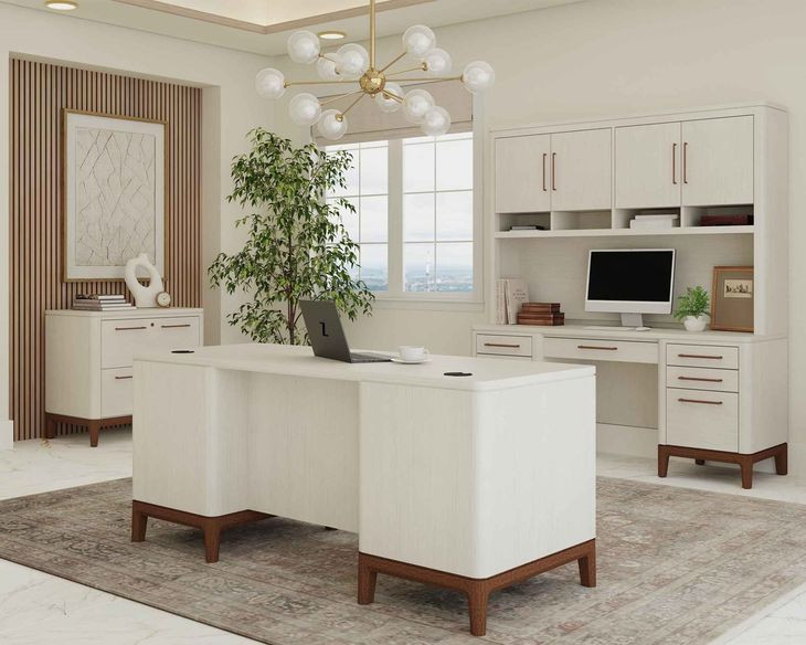 Pomona Soft White Lateral File Cabinet