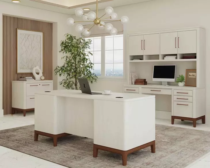 Pomona Soft White Lateral File Cabinet