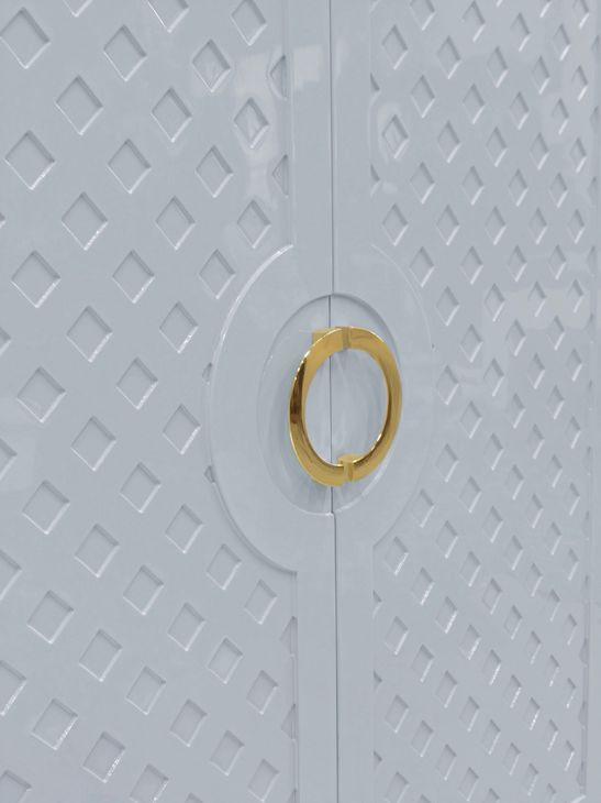 Poppy Light Blue 2 Door Accent Cabinet