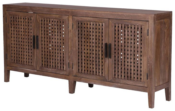 Crossings Portland Timber 78" TV Stand