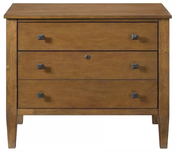 Beth Brown Oak File Cabinet
