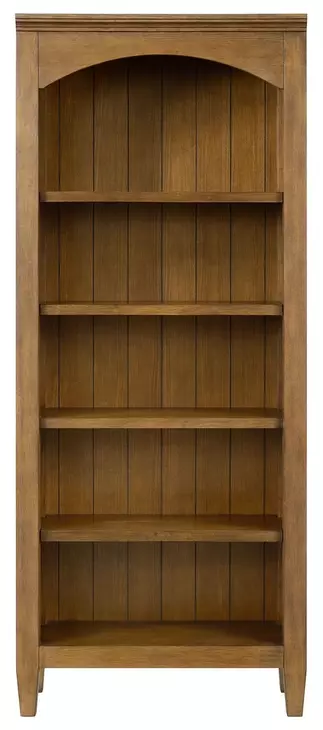 Beth Brown Oak Open Bookcase