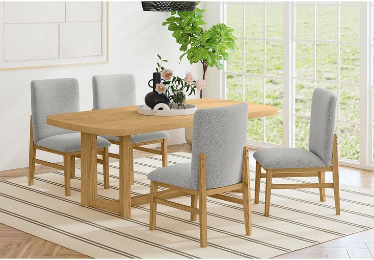 Canal Natural 78" Rectangular Dining Table