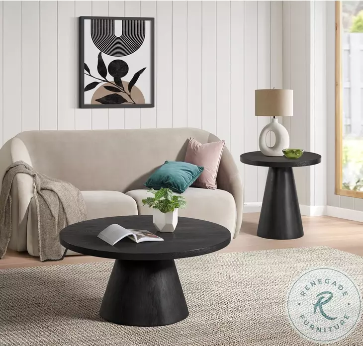 Canal Black End Table