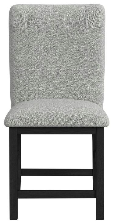 Canal Gray Upholstered Square Counter Height Stool Set of 2