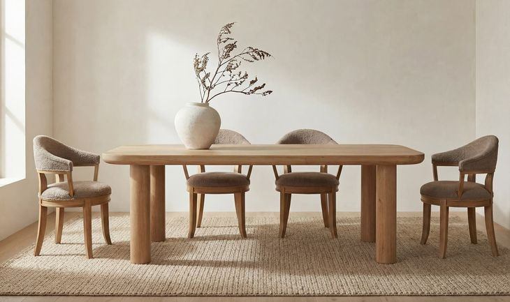 Anders Natural Rectangular Dining Room Set