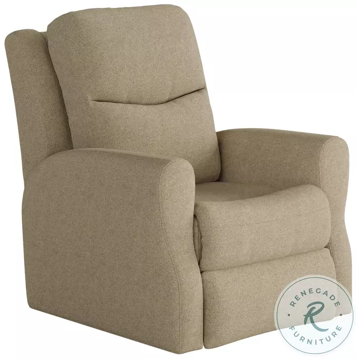 Fame Glam Squad Sand Power Headrest Rocker Recliner