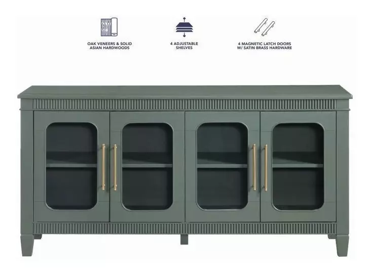 Preston Green 4 Door Server From Steve Silver | Coleman Furniture
