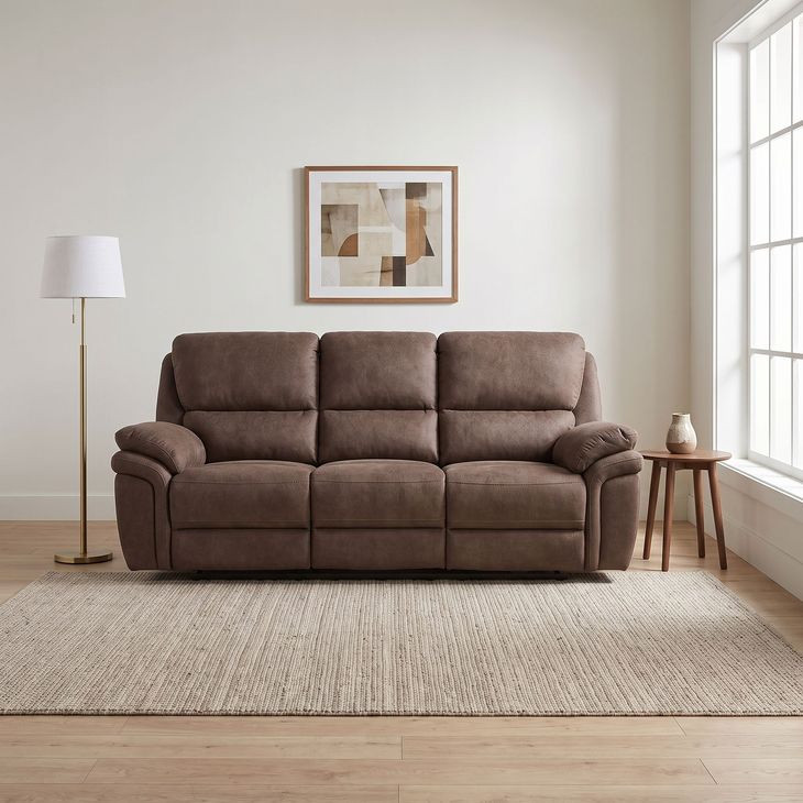 Proctor Brown Double Power Reclining Sofa