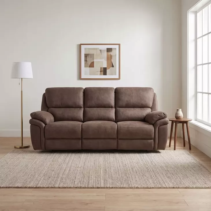 Proctor Brown Double 90" Power Reclining Sofa