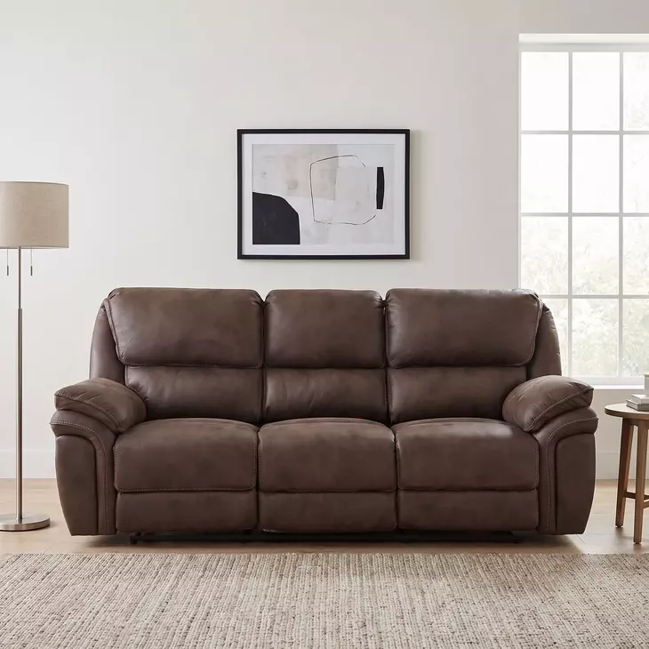 Proctor Brown Double 90" Reclining Sofa