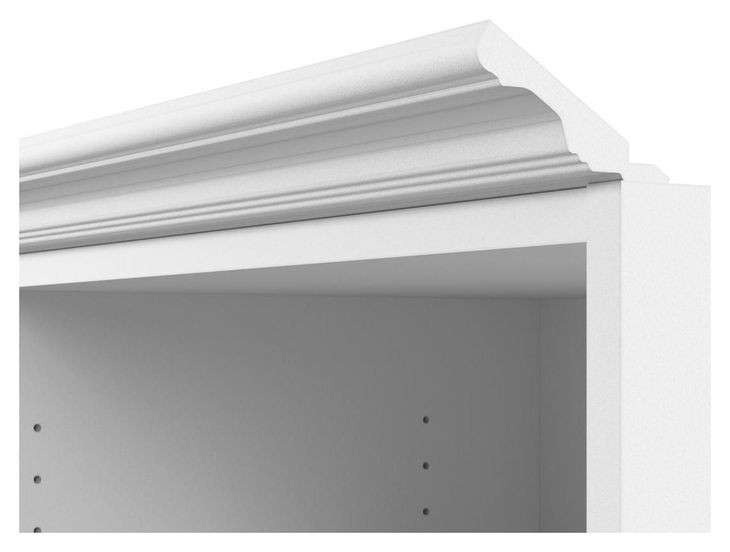 Versatile White 61'' Storage Wardrobe