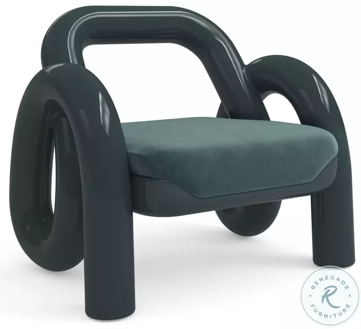 Gelee Peacock Accent Chair