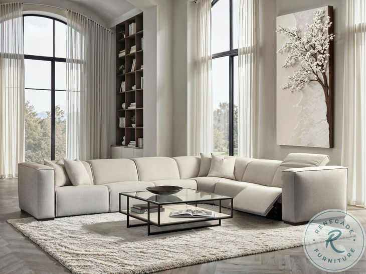 Harlow White Travertine And Bronze Square Occassional Table Set