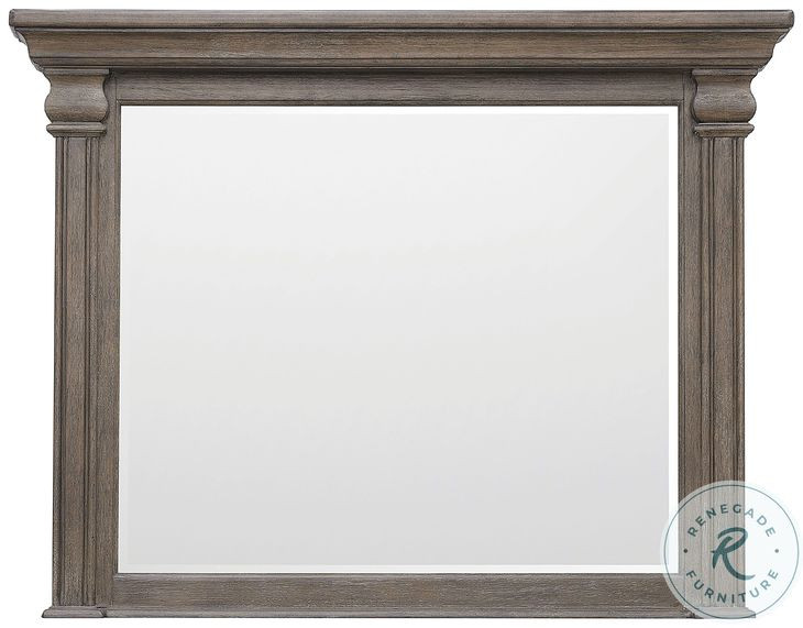 Madison Ridge Natural Bark Dresser Mirror