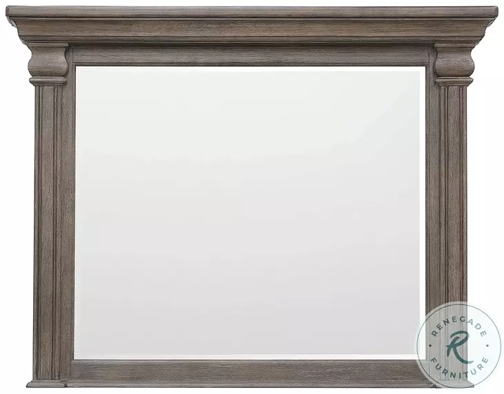 Madison Ridge Natural Bark Dresser Mirror