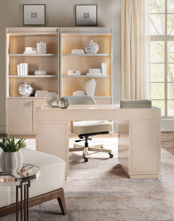 Marlowe Polished Limestone Bookcase