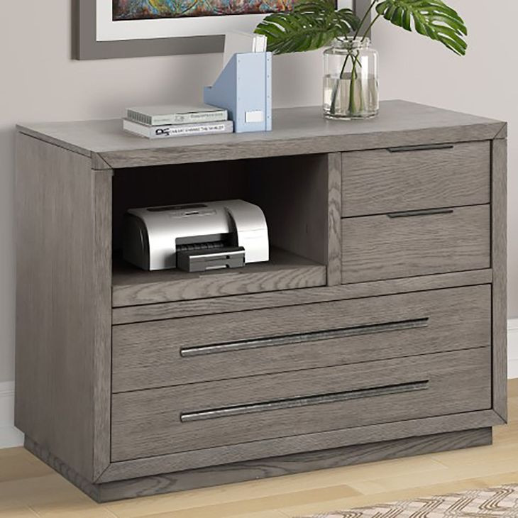 Pure Modern Soft Moonstone Functional File Cabinet
