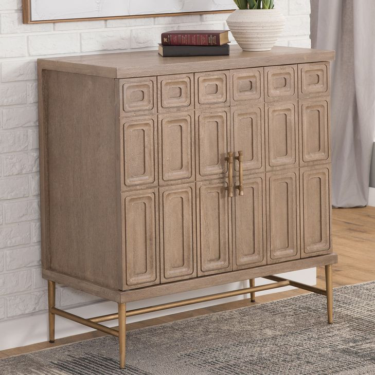 Arun Brown 2 Door Accent Cabinet