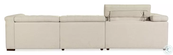 Sorelline Deux Aries Beach 5 Piece Modular Sectional with 4 Power Recliner