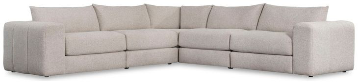 Vista Beige 5 Piece Sectional