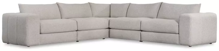Vista Beige 5 Piece Sectional