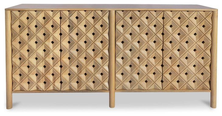 Fulton Natural 4 Door Sideboard