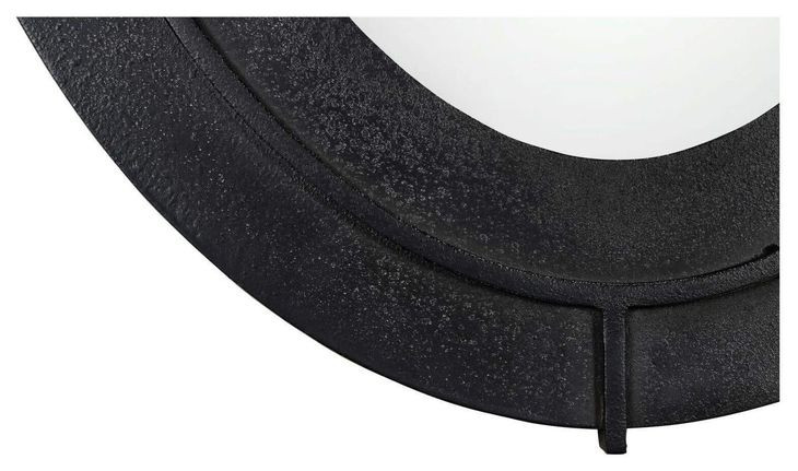 Antoni Black Oval Small Wall Mirror