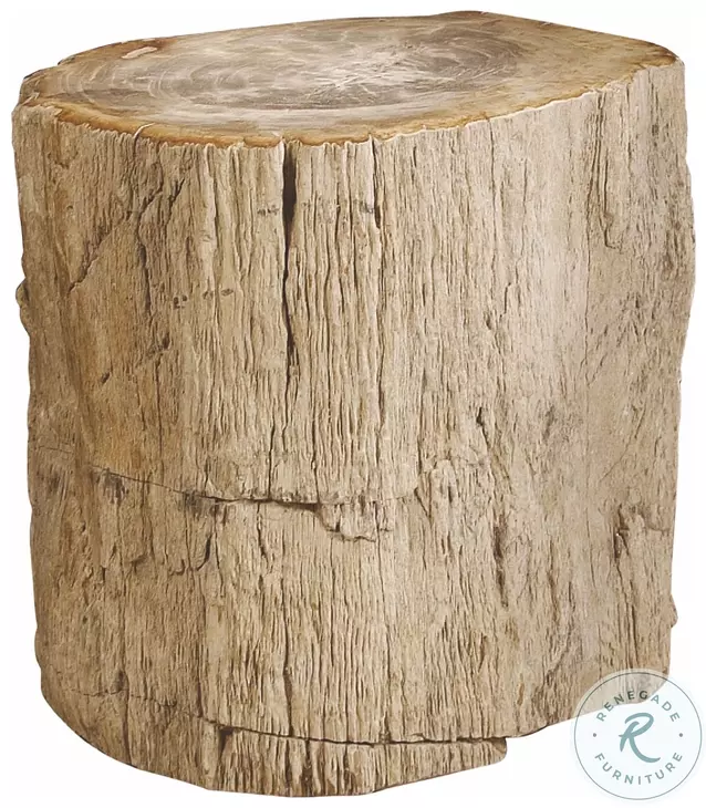 Petrified Natural Large Side Table