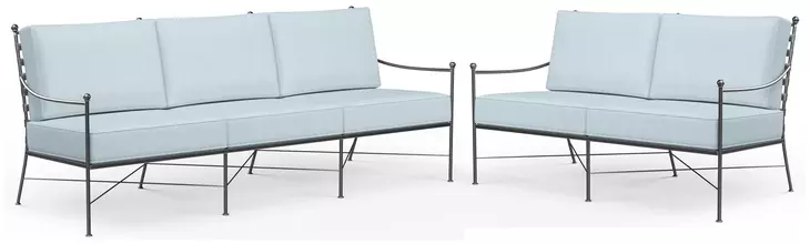 Provence Canvas Skyline Outdoor Living Room Set