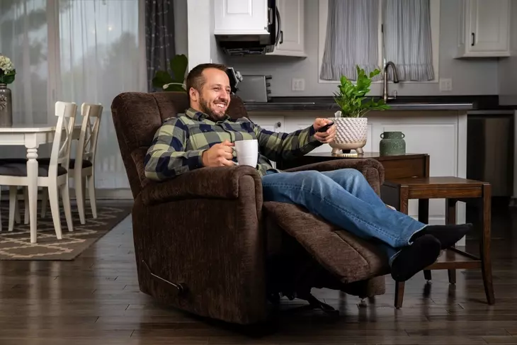 Classic Buffalo Performance Fabric Glider Recliner