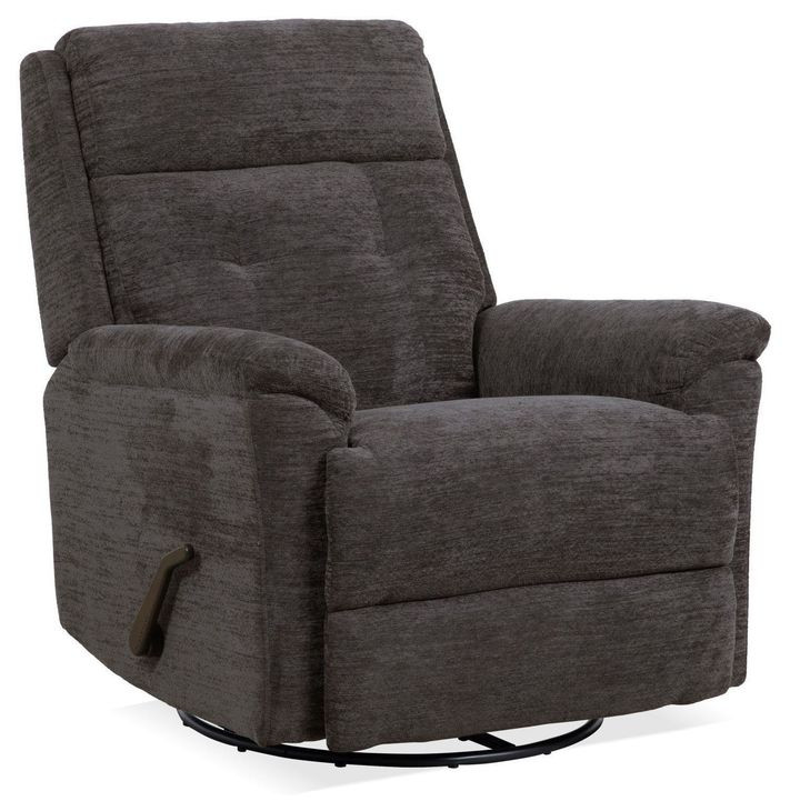 Sophisticated Steel Performance Fabric Swivel Gliding Recliner
