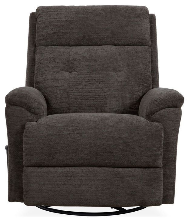 Sophisticated Steel Performance Fabric Swivel Gliding Recliner