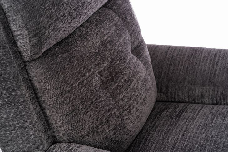 Sophisticated Steel Performance Fabric Swivel Gliding Recliner