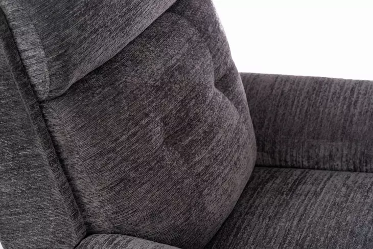 Sophisticated Steel Performance Fabric Swivel Gliding Recliner