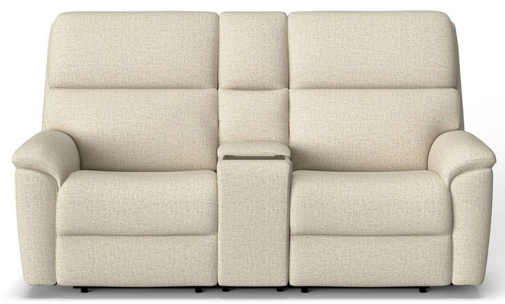 Porter Cream 74" Zero Gravity Power Reclining Loveseat with Console and USB Charging