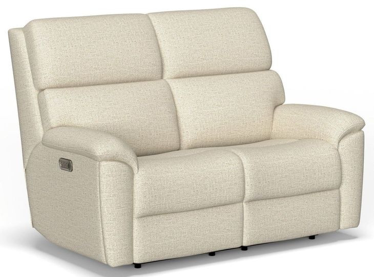 Porter Cream 62" Zero Gravity Power Reclining Loveseat with Power Lumbar and USB Charging