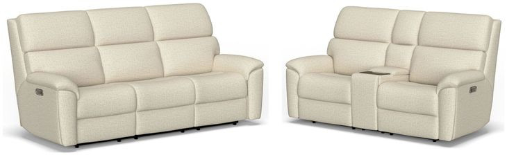 Porter Cream Zero Gravity Power Reclining Living Room Set