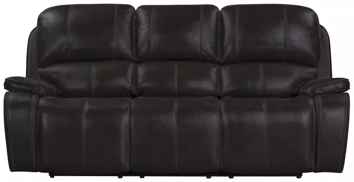 Brookings Charcoal 88" Reclining Sofa