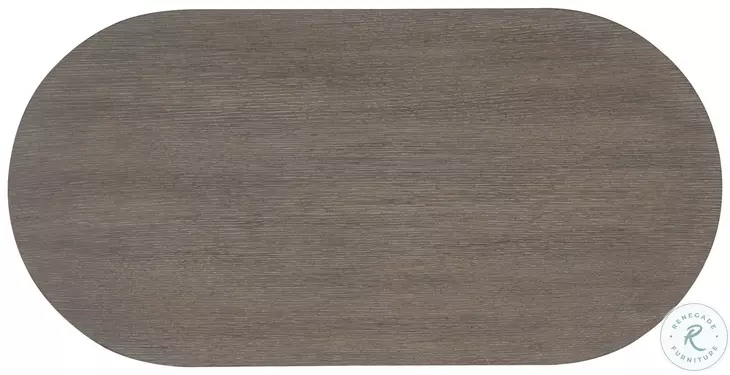 Modern Mood Dark Brown Oval Nightstand