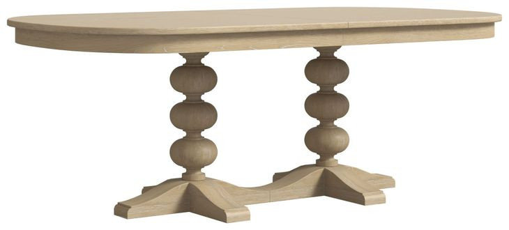 Haven Sun Oak 102" Extendable Rectangular Dining Table