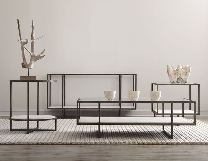 Harlow Bronze Metal Rectangular Cocktail Table