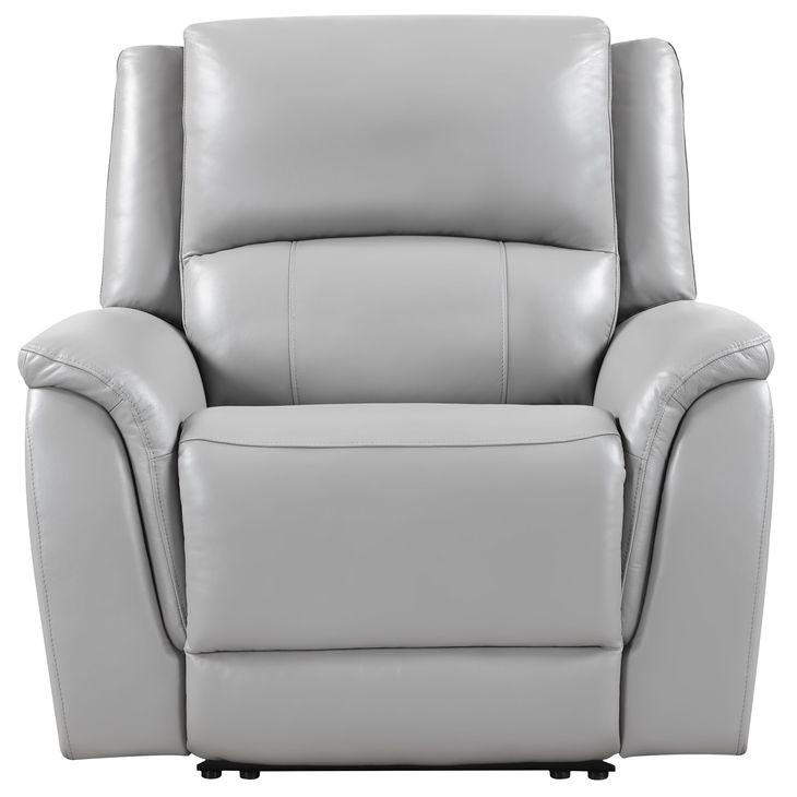 Alexandria Stone Power Recliner with USB Charging