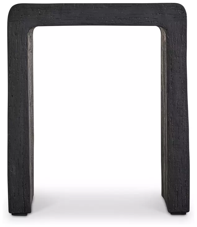 Shephard Ardere Organic Faux Bois Rectangular Side Table